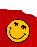 WOLRAM Smiley Crewneck - Red