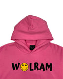 WOLRAM Smiley Hoodie - Sangria