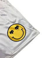 Smiley Athletic Shorts - White