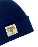 Wolram Logo Beanie - Navy