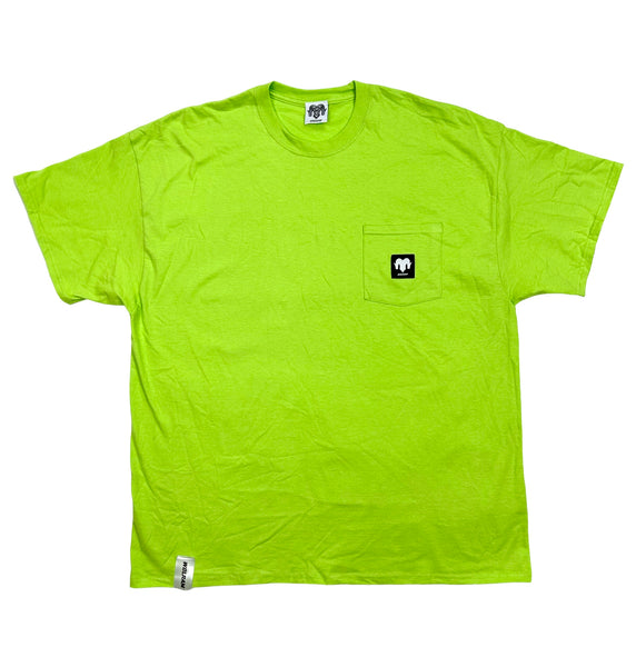 Lost & Found - Wolram S/S Pocket Tee - Lime