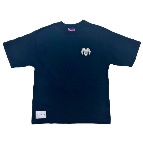 Lost & Found - Wolram X Champion Premium Tee - Navy