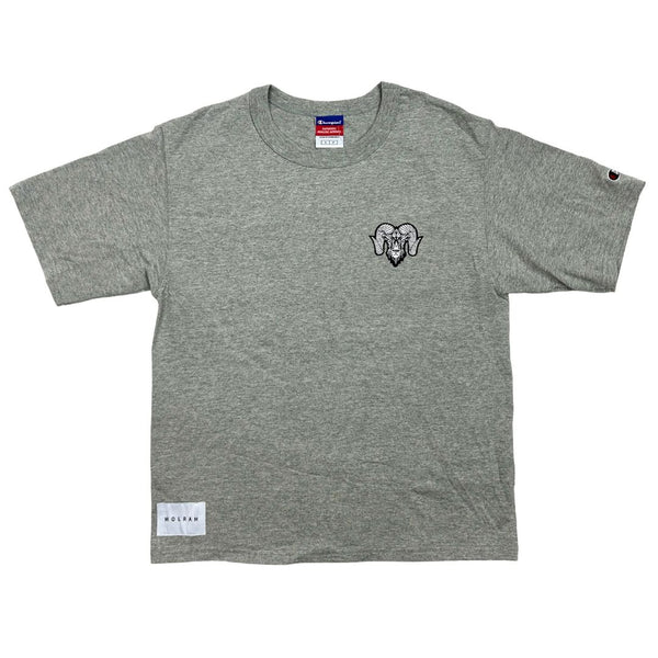 Lost & Found - Wolram X Champion Premium Tee - Heather Grey