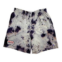 Lost & Found Wolram Racing X Champion Shorts - Grey/Oil Drip