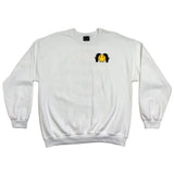 Horrible Day Smiley Crewneck - White