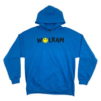 WOLRAM Smiley Hoodie - Sapphire