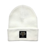 Wolram Logo Beanie - White