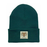 Wolram Logo Beanie - Emerald