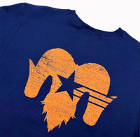 Wolram X Russell Athletic Shooting Star Crewneck - Navy