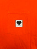 Lost & Found - Wolram L/S Pocket Tee - Orange